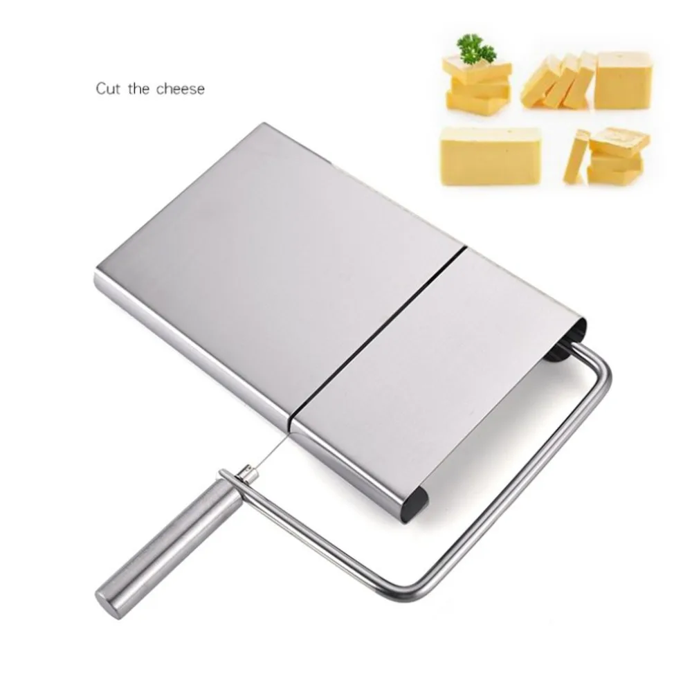 Food Grade 430 Stainless Steel Cheese Slicer Kitchen Tool Multifunctional Cheese Cutting Table Ham Cutting Knife
