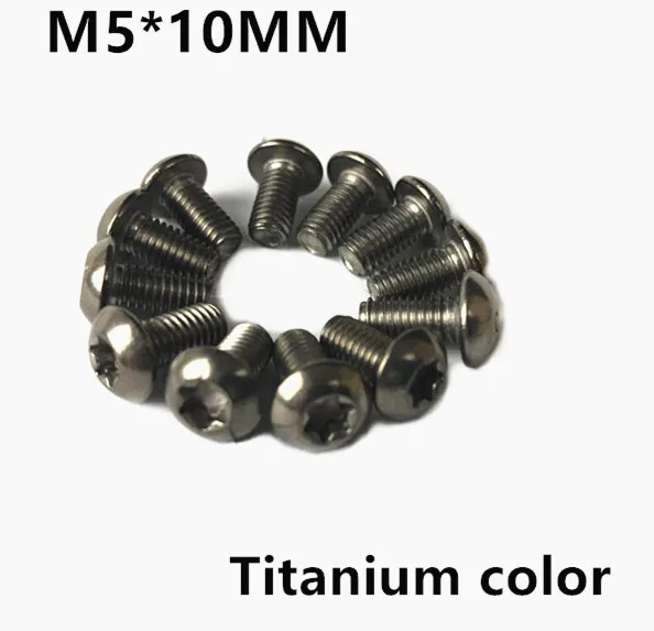 12 шт. титановые болты M5x10mm M5X16MM винт болт для дисковых тормозов роторов горный велосипед и дорожный велосипед T20 Torx Head