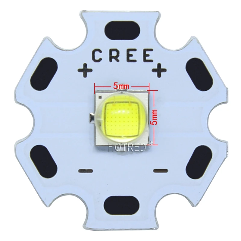 5 шт. Китай Cree XLamp XM-L2 XML2 T6 SMD5050 10 Вт Холодный белый 6500 к 80 мил высокой мощности светодиодный Диод таблеточного типа для детали для оборудования импульсного освещения лампы DIY