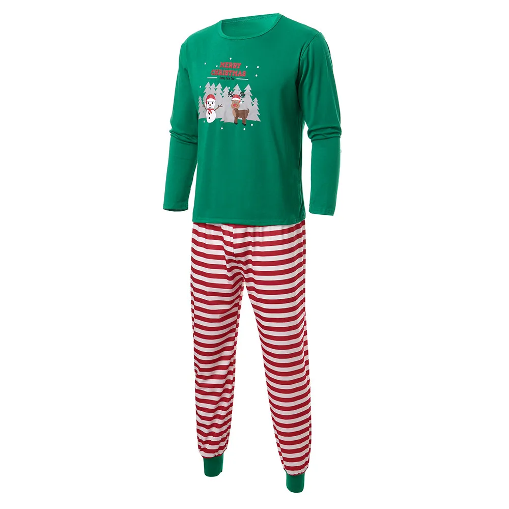 Пижамы для пары, Женский пижамный комплект, одежда для сна для мужчин, Рождественский костюм Санты, топы с длинными рукавами и штаны, пижама homme d91116