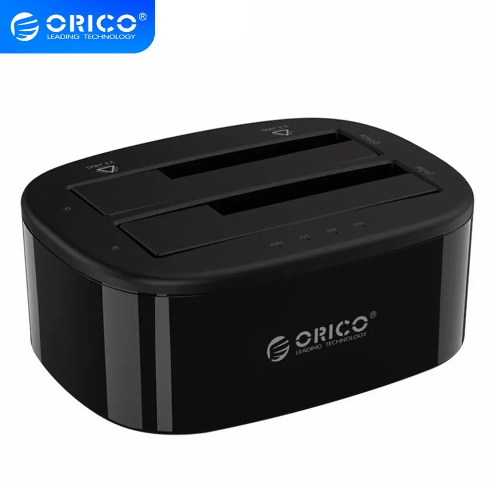 Док станция ORICO для жесткого диска 2 5/3 5 дюйма с разъемом USB 3 0 1 клон двойным HDD и SSD