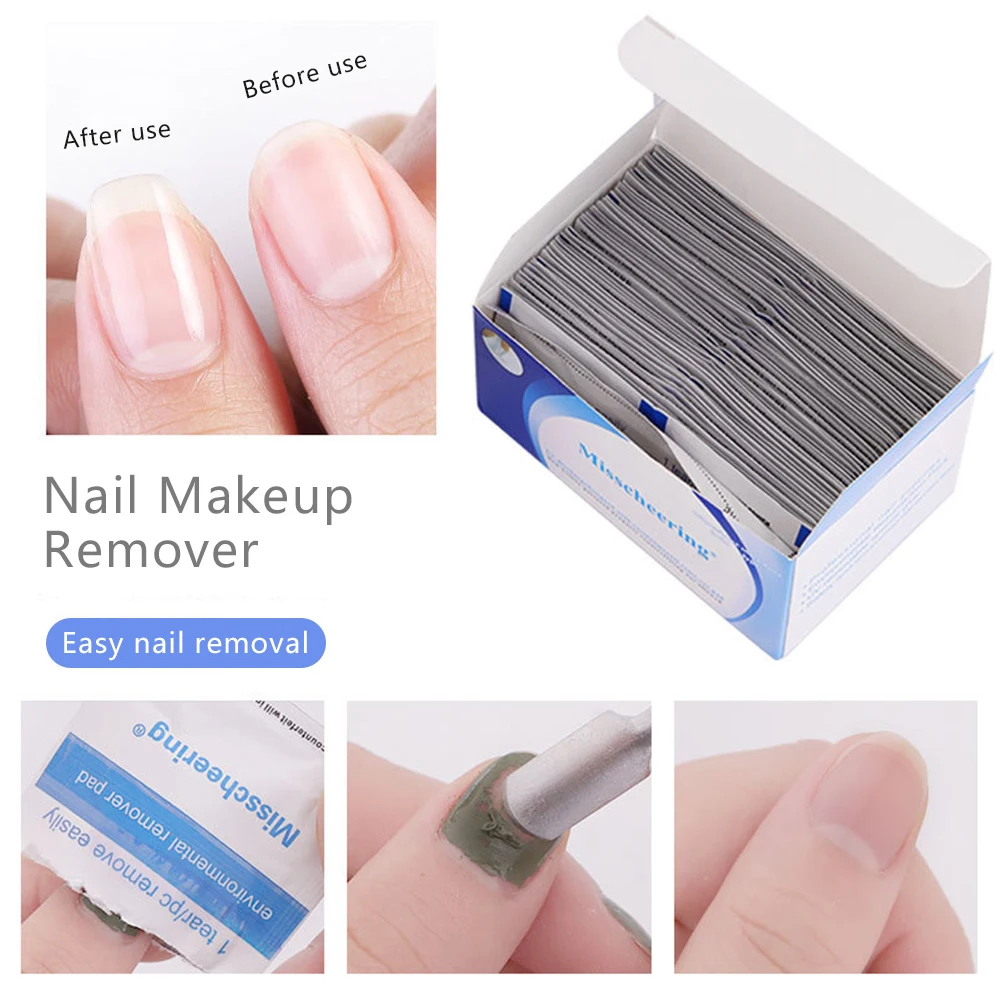 

100PCS Nail Degreaser Gel Nail Polish Remover For Manicure Nail Art Lint-Free Wipes Deep Cleanser Health UV Gel Nails Removal