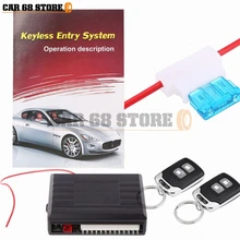 

6Pcs/Set Car Remote Central Door Lock Keyless System Remote Control High Quality Car Alarm Systems Central Locking For Most Auto