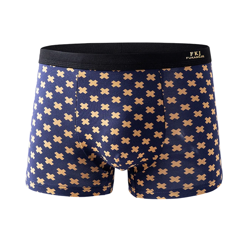 Men Underwear Pack Modal Men Underpants Boxer Random Color Men Panties Underwear Fashion Printing Boxershorts Men Brand 4PCS