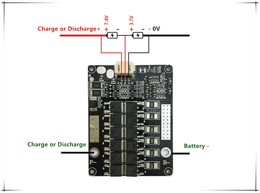 placa de proteção de bateria de bms balanced ncm