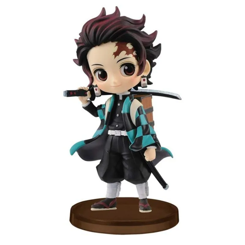 Аниме Фигурка модель демон убийца Kimetsu No Yaiba Q Posket Kamado Tanjirou Kamado Nezuko Agatsuma Zenitsu Фигурки игрушки