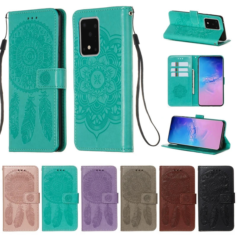 Чехол-книжка для samsung galaxy S20 Ultra S10 plus A30 A50 A70 A01 A21 A51 A71 A10s M30 note 10 pro кожаный | Мобильные