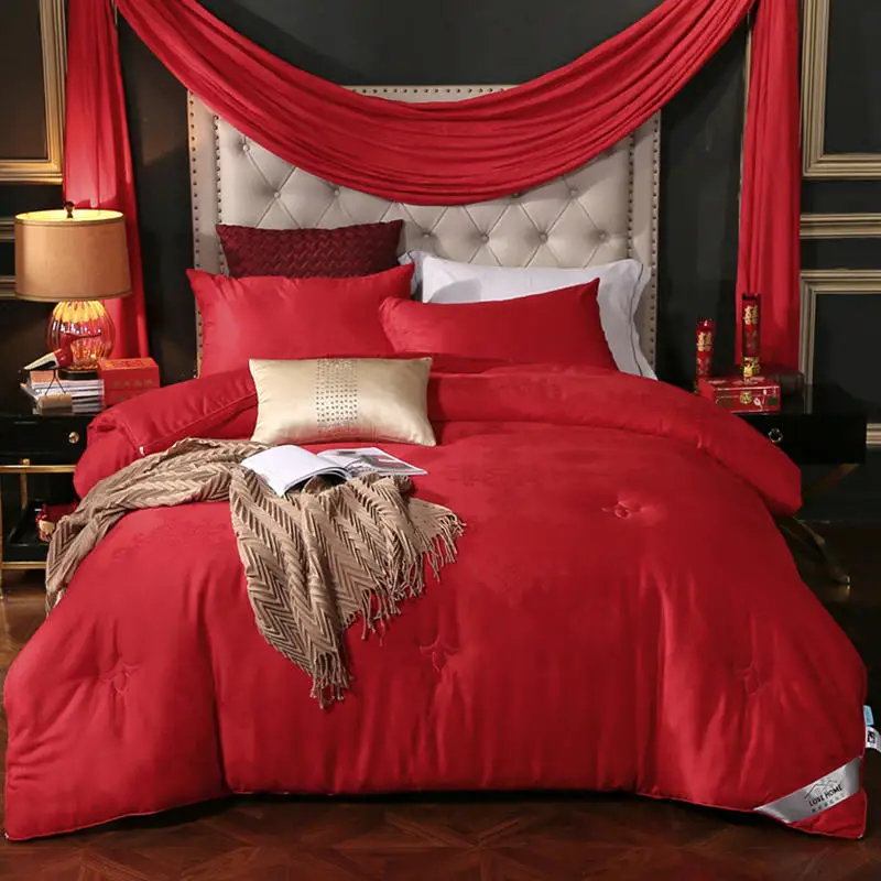 

[Wedding yu si mian Was] Stereo Modal Wedding Feather Fabric Comforter