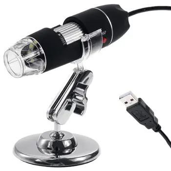 

500X 1000X 1600X HD Digital Microscope Magnifier Endoscope Camera with 8 LED