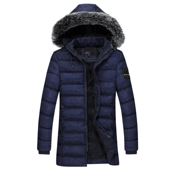 

2019 New Casual Water-resistant Detachable Cap Parka Homme Hiver