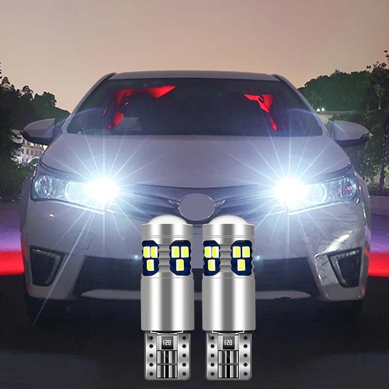 

For Volkswagen VW Passat B5 B6 B7 Tiguan 2 MK2 Touareg Jetta MK6 Polo 6R 9N 2pcs T10 LED Bulbs Car Parking Position Lights