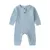 Summer Unisex Newborn Baby Clothes Solid Color Baby Rompers Cotton Knitted Long Sleeve Toddler Jumpsuit Infant Clothing 3-18M 7