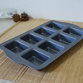 

Mini Bread Loaf Mold Cake Non Stick Bakeware Baking Pan Oven Mould 8 Cups