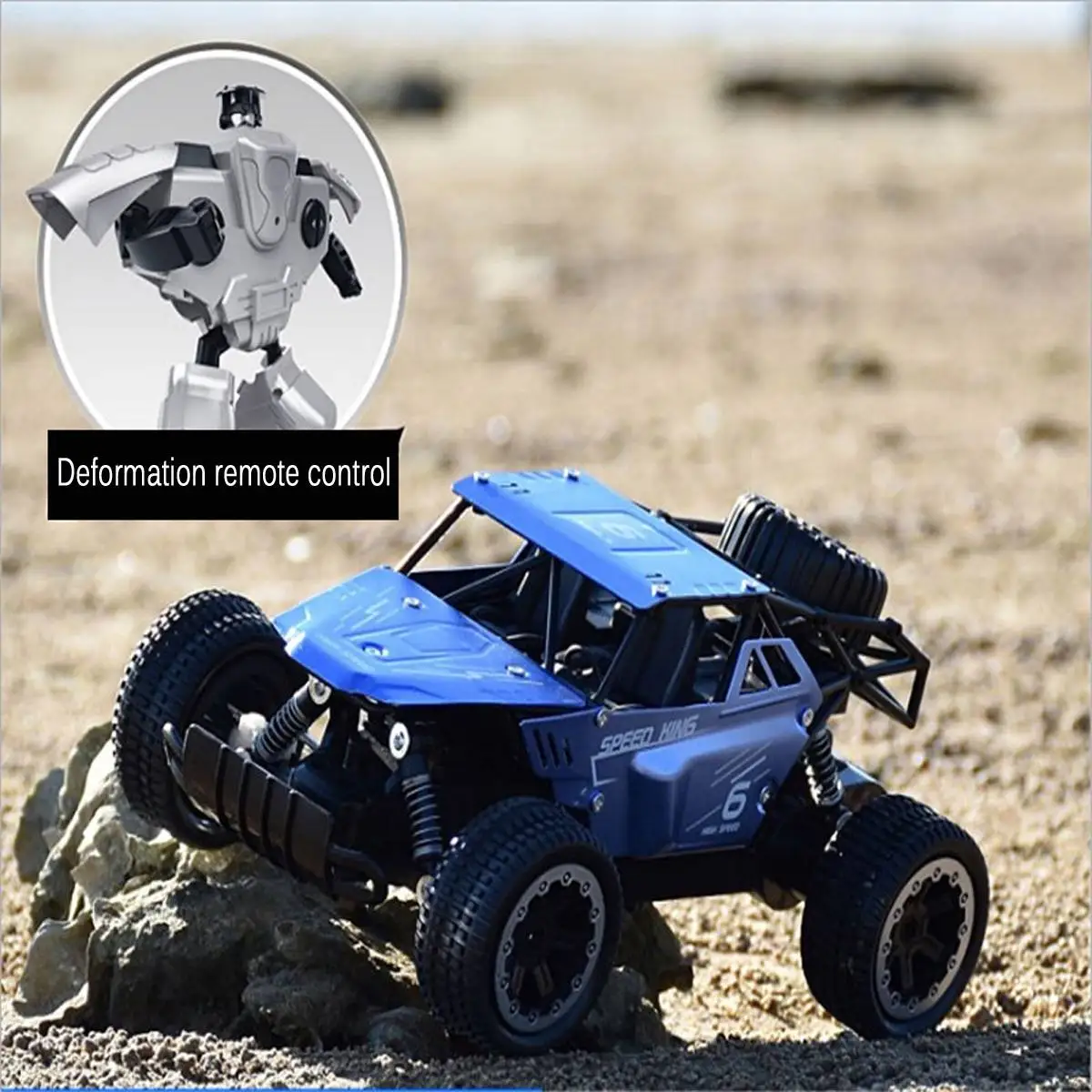 1:18 электрический игрушечный автомобиль 2,4 ГГц высокочастотный сплав деформационный пульт дистанционного управления автомобиль внедорожник игрушечный автомобиль 4 канала