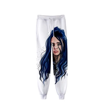 

popular Billie Eilish 3D casual trousers men women pants fashion new Fashion autumn winter girls 3D Billie Eilish sweatpants