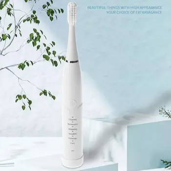 

Powerful Electric Toothbrush USB Rechargeable Sonic Waterproof Deep Clean Teeth Brush Cleaning Dental Care