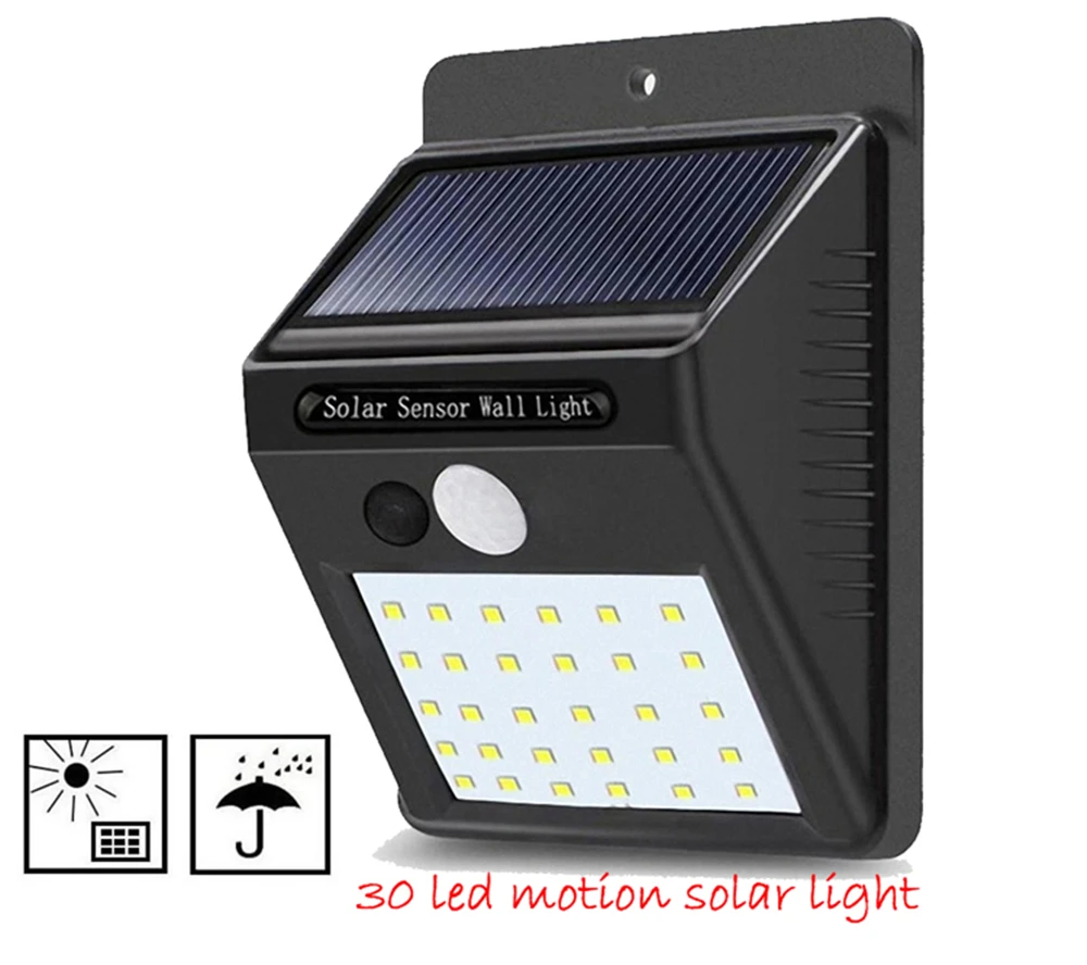

1-4pcs Solar Lamp Outdoor Led Light Wall Street Garden Security PIR Motion Sensor Solar Powered Lampada Waterproof IP65 Decorati
