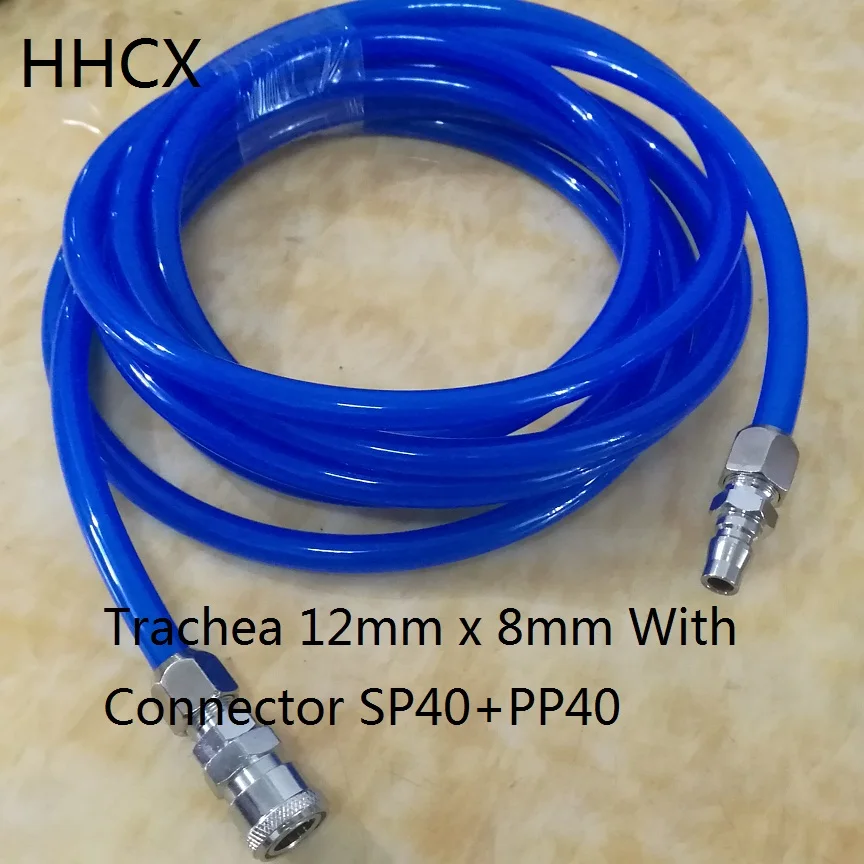 5/10/15/20 метров и синий цвет, PU искусственная кожа, 12x8 мм полиуретановый воздушный компрессор, шланг трубки для пневматических инструментов трахеи 12 мм х 8 мм с разъемом HDMI SP40+ PP40