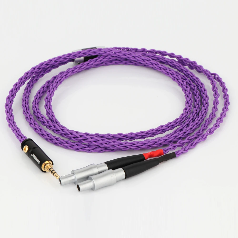 Hochwertiges 8-adriges Kopfhörer-Upgrade-Kabel 2,5/3,5/4,4 mm/6,35/XLR symmetrischer Stecker für HD800 HD800S HD820 – Detail 5