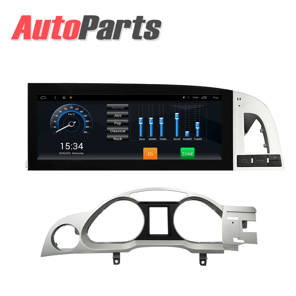 

Kukuz 10.25 Car GPS Navitation for Audi A6 A6L Android DVD Player 2004 - 2009 Octa core Bluetooth GPS Radio WIFI Stereo 4G Video