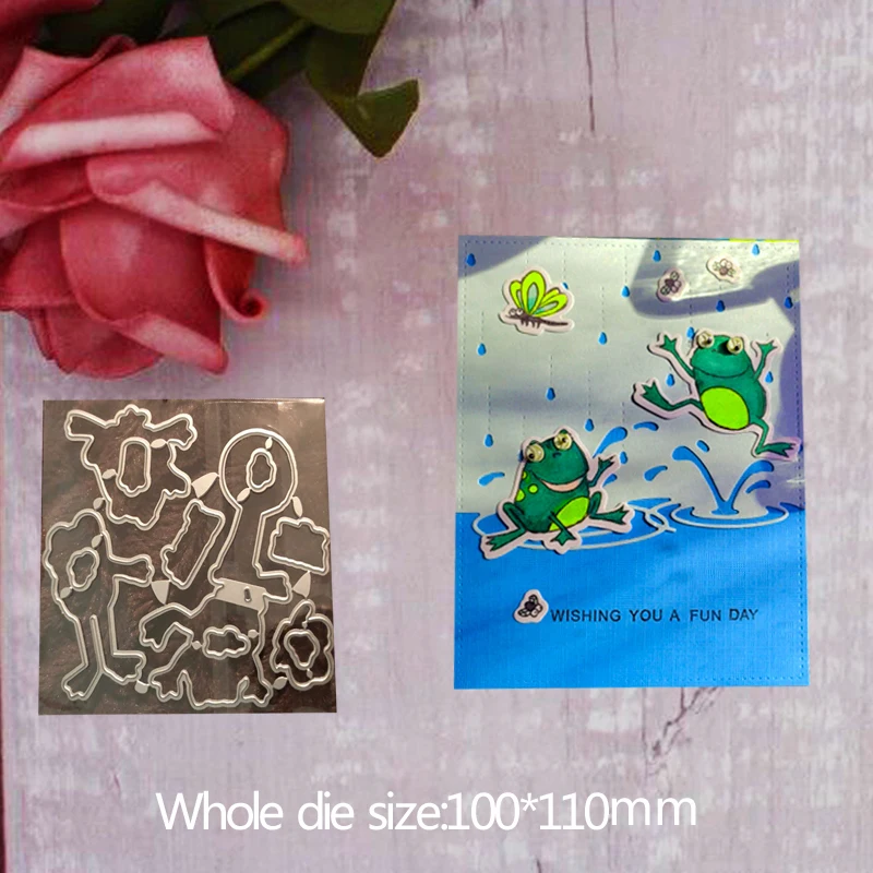

Frog seal Metal Cutting Dies New for Craft Dies Scrapbooking for Card Making Album Embossing Paper Stencil Decor