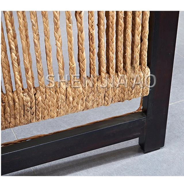 Rattan Képernyő Nappali Iroda Négy Húzó Bútor Beltéri Partíció Bútorok Kézzel Szőtt Összecsukható - Image 5