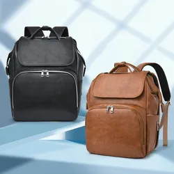 Bolsa de pañales USB para bebé, mochila de maternidad multifuncional de viaje para bebé, cuna plegable de gran capacidad, 1 gancho gratis