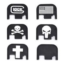 New Aluminum Rear Cover Slide Back Plate for Gen 1 2 3 4 Glock 17 19 21 22 23 25 26 30 40 9mm .45 Pistol Gun Magwell Accessories New Aluminum Rear Cover Slide Back Plate for Gen 1 2 3 4 Glock 17 19 21 22 23 25 26 30 40 9mm .45 Pistol Gun Magwell Accessories