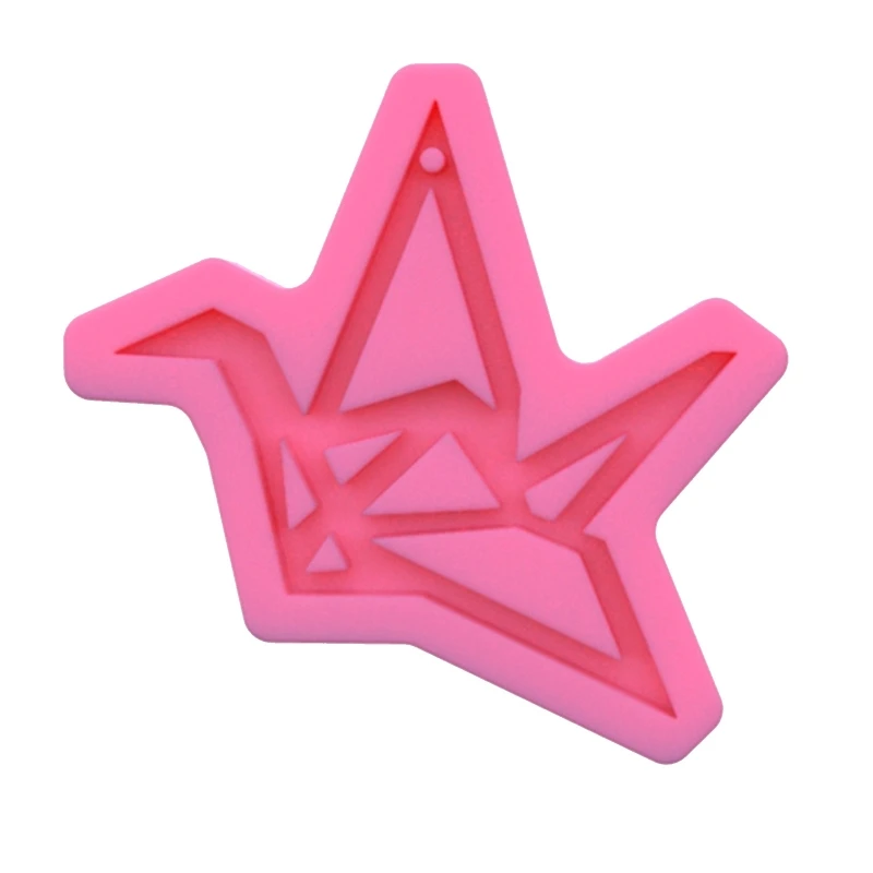 

DIY Crafts Jewelry Earring Keychain Epoxy Resin Mold Paper Crane Silicone Mould U4LE