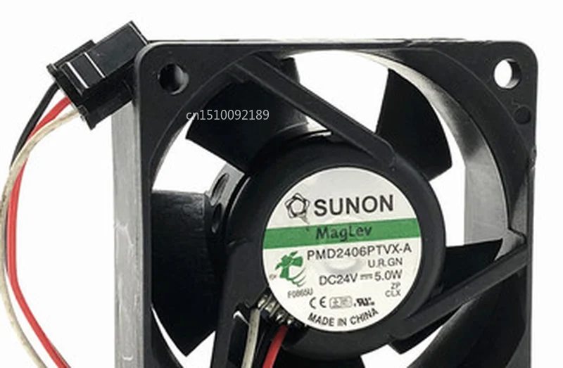 PMD2406PTVX-A U.R. GN DC 24V 5,0 W 60X60X25mm вентилятор охлаждения сервера