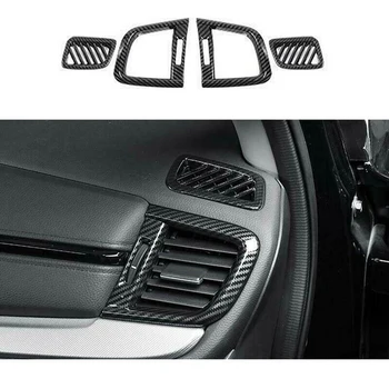 

12pcs Carbon Fiber Style Interior Decor Cover Trim For Honda CRV CR-V 2017-19 Decoration Cover Trims