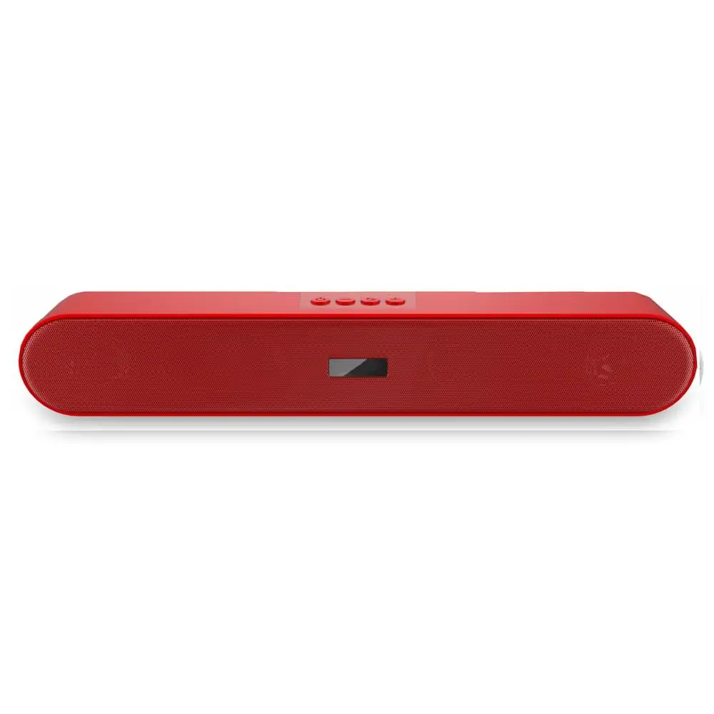 TWISTER. CK бас динамик звуковая панель с микрофоном AUX FM USB Micro SD сабвуфер Bluetooth динамик для мобильного телефона ноутбука - Цвет: red
