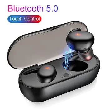 

Acespower Touch Control Earphones Magnetic Charging Box TWS 5.0 Mini In-ear Wireless Bluetooth Sports Handsfree Lightweight