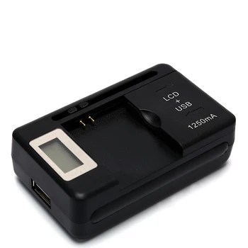 

Universal Mobile Cell Phone Battery Charger USB-Port Smart Charging Device+Retail Box LCD Indicator Screen