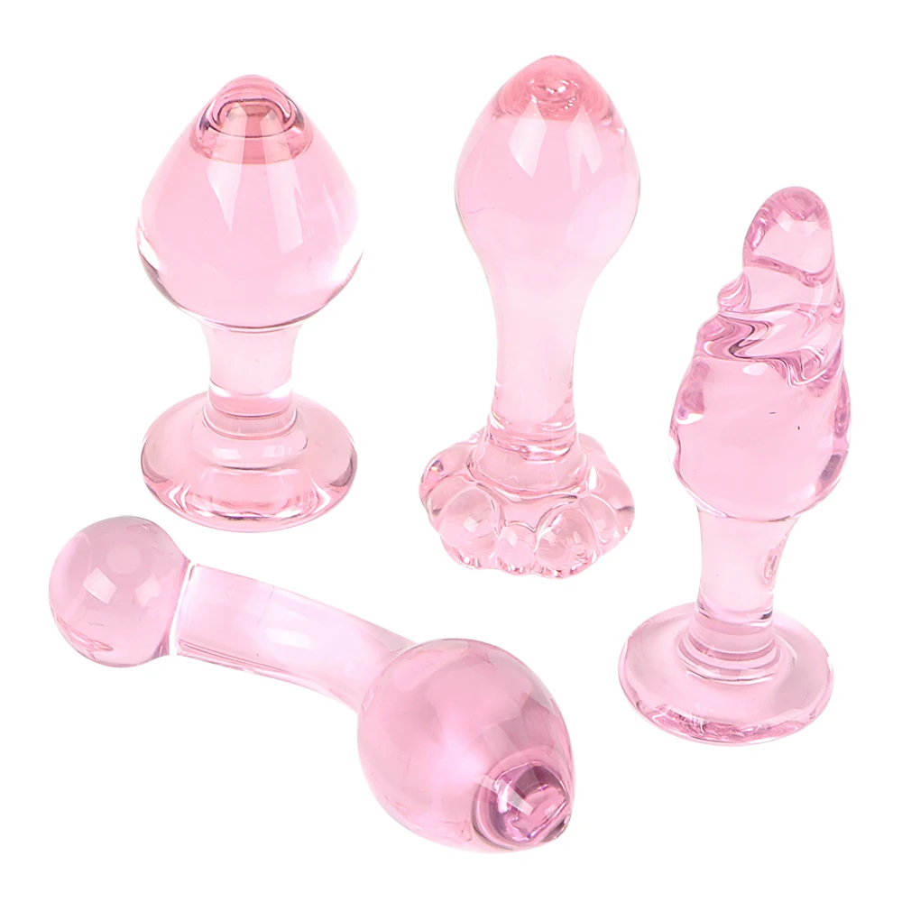 Glas analplugg kristall prostatamassör för vuxna_voghion.com