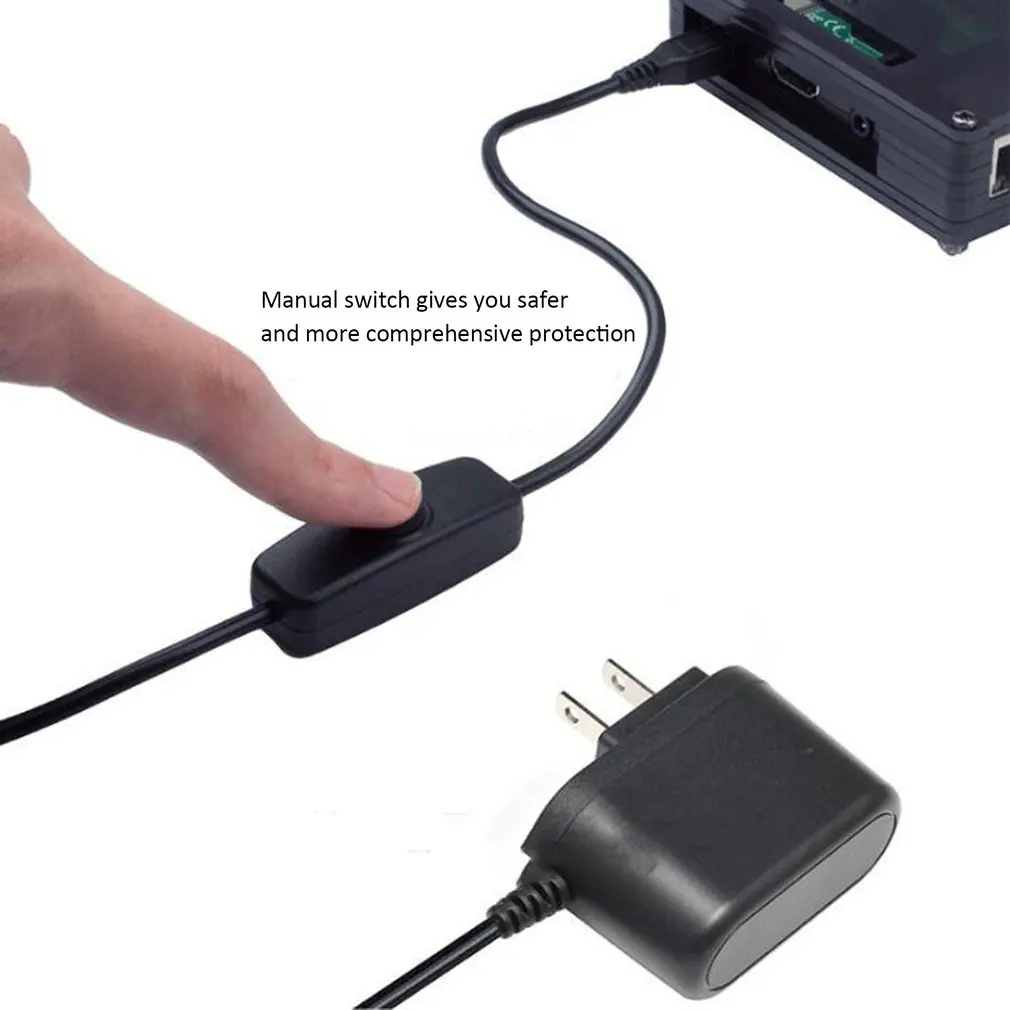 Для Raspberry Pi 4 адаптер питания вкл/выкл переключатель USB-C 5 в 3.0A США ЕС штекер USB-C тип-c блок питания
