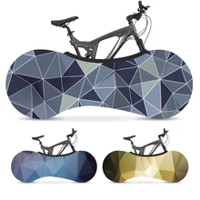 Велосипедная Пылезащитная крышка с геометрическим принтом, универсальная эластичная сумка для хранения колес горного велосипеда, Защитная крышка с защитой от царапин