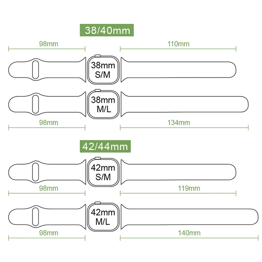 Силиконовый ремешок цвета желе для часов 42 мм 38 мм спортивный iwatch ремешок 40 мм 44 мм браслет на запястье для apple watch 5 4 3 2 1 серия