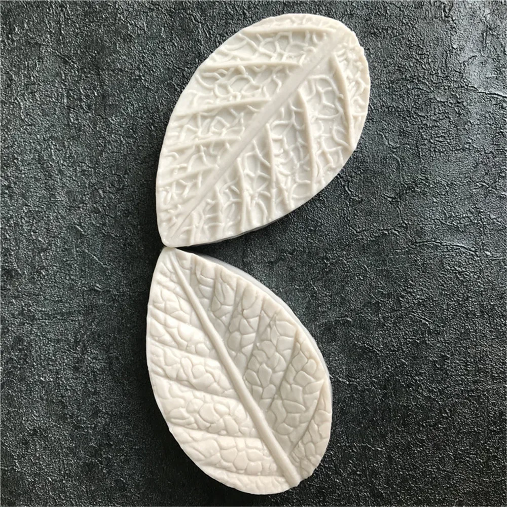 Silicone Resin Molds Designer DIY 3D Polymer Fondant Flower Leaf Silicone Mould Gips Mallen Stampo Cemento Betonform Cake Mold
