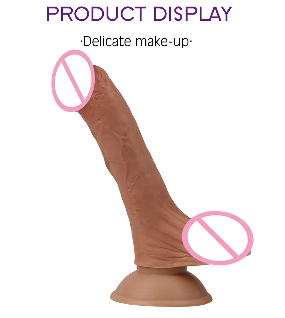 18cm Huge Large Realistic Dildos Silicone Penis With Suction Cup Anal Plug for Women G Spot Stimulate Sex Toys Eyung Adults Sex Shop (8)
