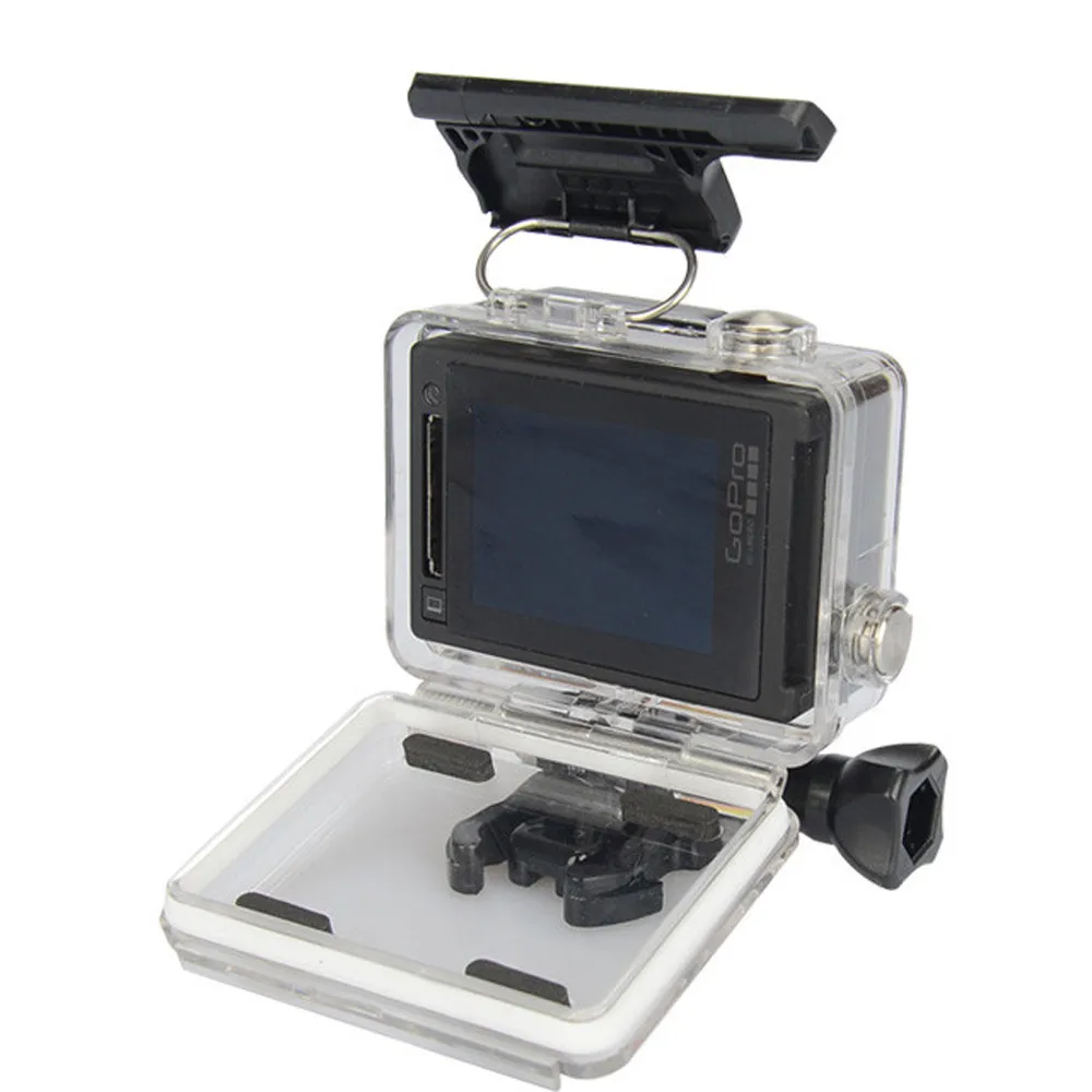 Боковой Открытый водонепроницаемый корпус защитный чехол скелет для GoPro Hero 4/3