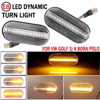 

2 pieces Led Dynamic Side Marker Turn Signal Light Sequential Blinker Light For Volkswagen VW Bora Golf 3 4 Passat 3BG Polo SB6