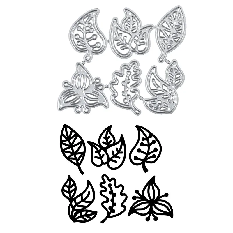 

DiyArts Leaf Metal Cutting Dies for Card Making Scrapbooking Dies Embossing Cuts Stencil Craft Dies 2019 New