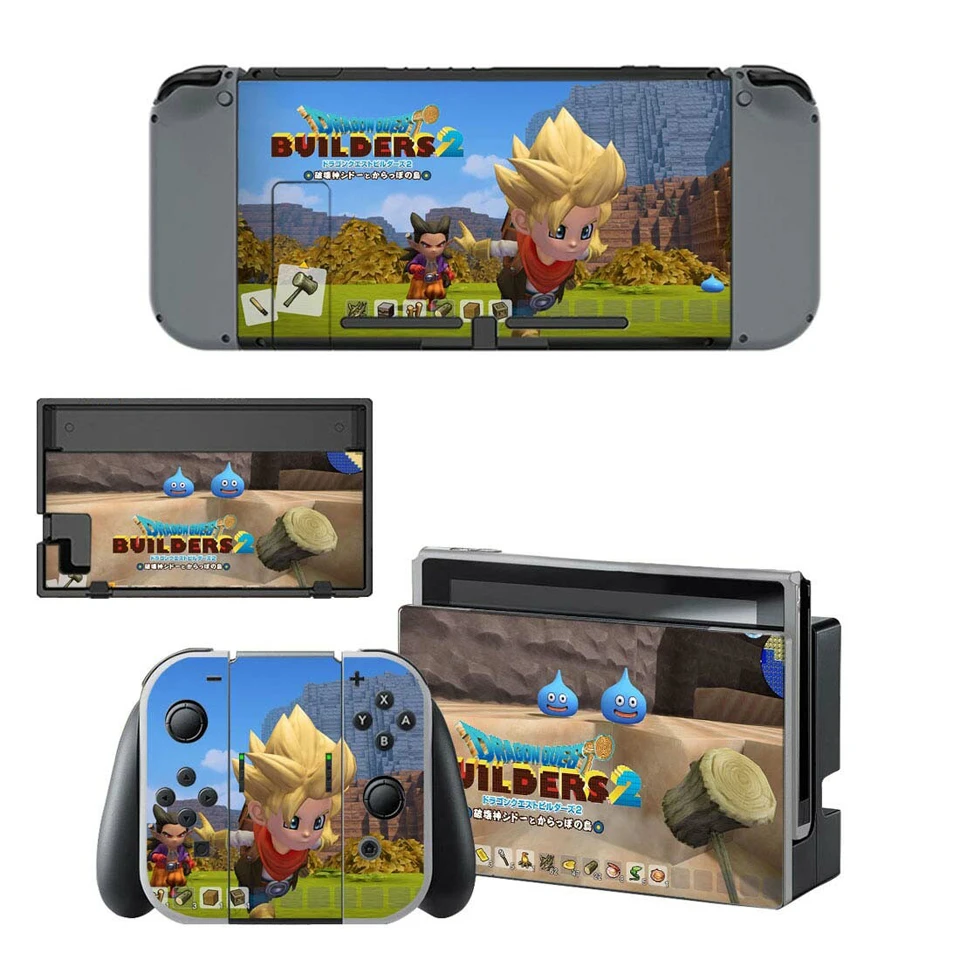 Dragon Quest переключателя Nintend кожи Стикеры переключатель шкуры наклейки для nintendo консолью коммутатора Joy-con док-контроллер Sitckers