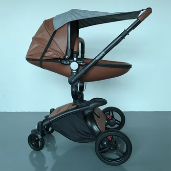 

1PC Stroller Shading Cover UV Protetcive Cloth Multi-use Sunshading Cover Baby Nursing Accessory (Light Grey)