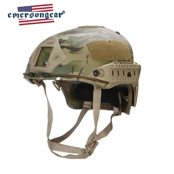 

Emersongear Fast Helmet AF Style Tactical Helmet w shroud Protective Helmet Airsoft Outdoor Sports Wargame CS Lightweight Helmet