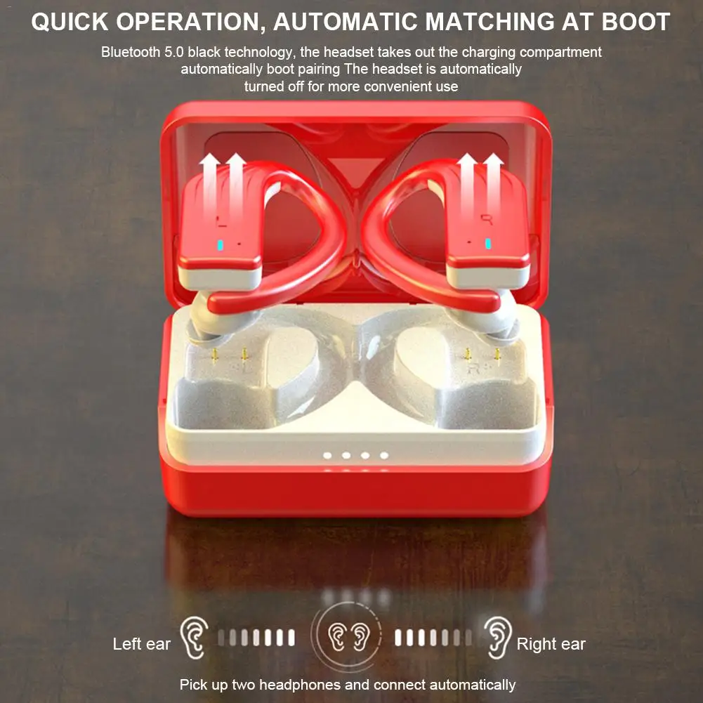 

Ottwn TWS K40 Bluetooth Headset Bluetooth 5.0 Wireless Headset Sport Headset Binaural HD call Touch control Waterproof with Mic