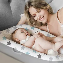 Кровать для новорожденных гнездо портативная и моющаяся кроватка дорожная кровать бампер гнездо кроватка хлопковая кроватка дорожная кровать для детей