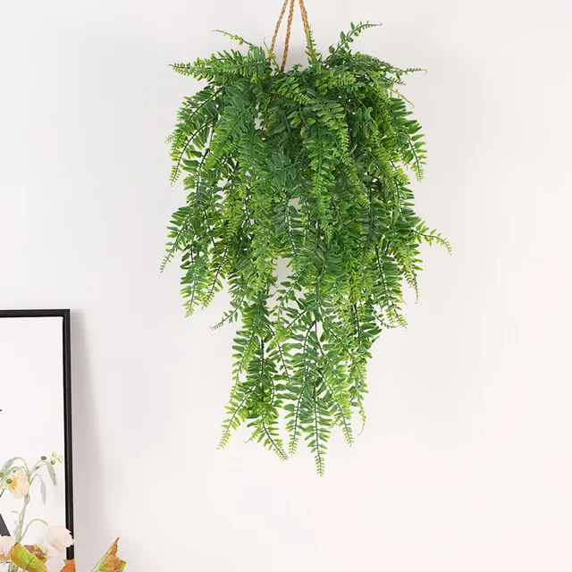 1Pcs 80Cm Green Vine Silk Artificial Hanging Leaf Garland Plants Leaves Diy For Home Wedding Party Bathroom Garden Decoration 1
