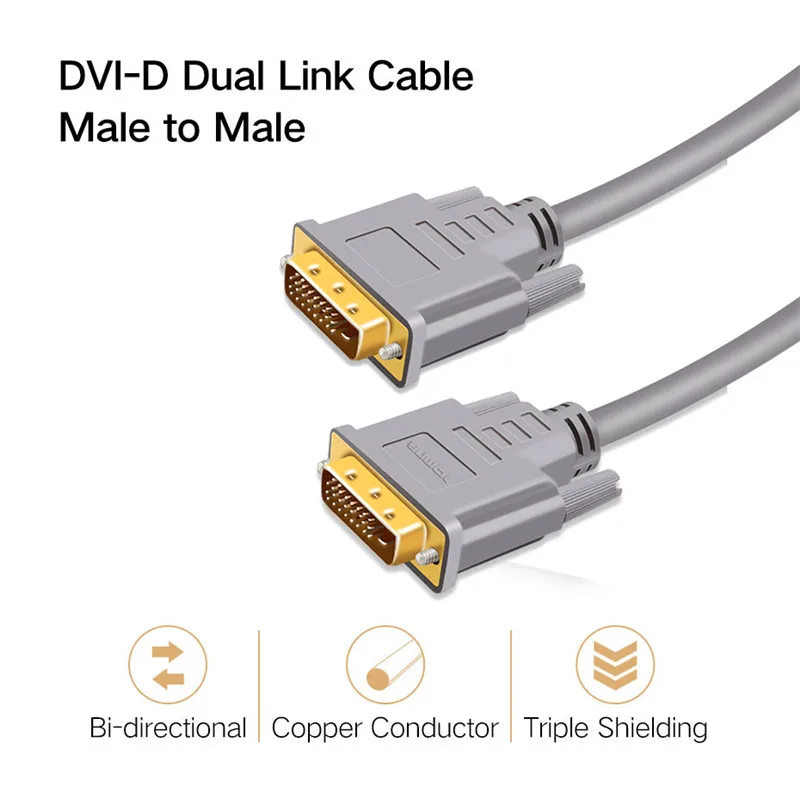 Anmck кабель DVI DVI-D кабель со штыревыми соединителями на обоих концах для подключения видео кабель 1080P HDMI, DVI 24+ 1 Dual Link Адаптер 3 м 5 м 10 м 15 м для HDTV проектора Кабо-DVI-D